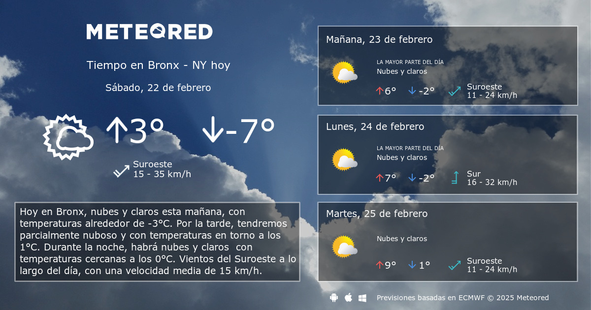 clima del bronx